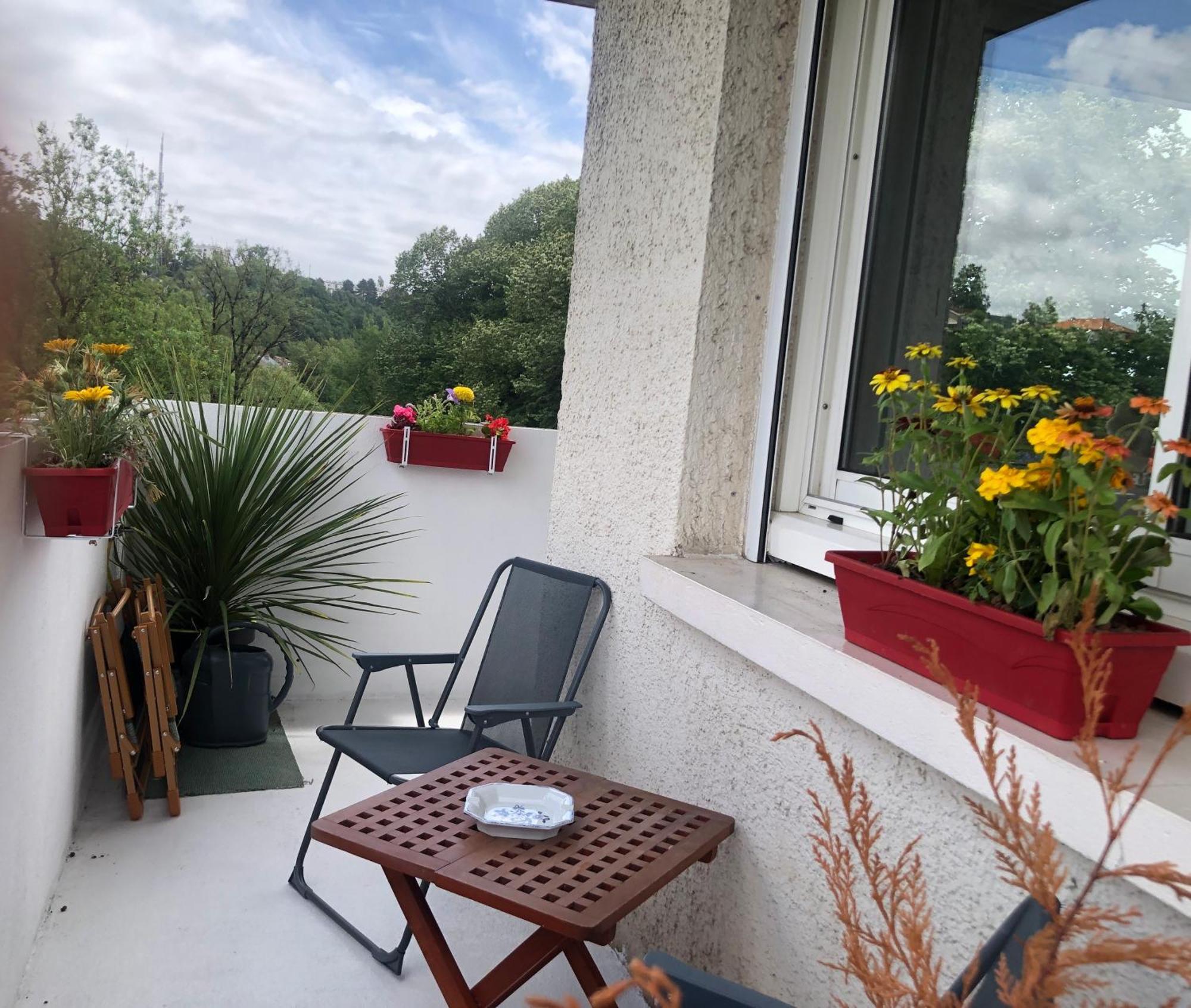 Chez Jean-Claude, Vue Panoramique Au Reveil Appartement Poitiers Buitenkant foto